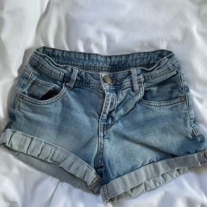 Cotton On mid rise denim shorts